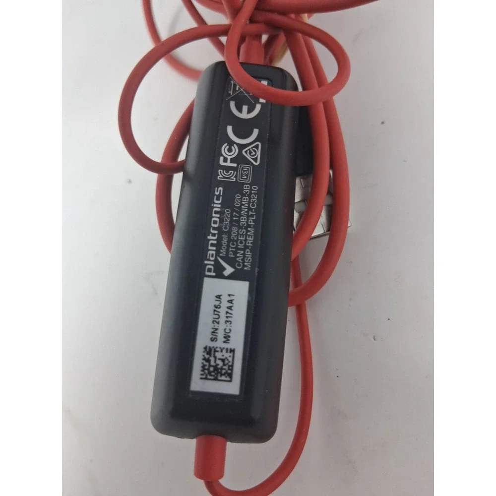 Plantronics Red Wire C3220 Headset. S